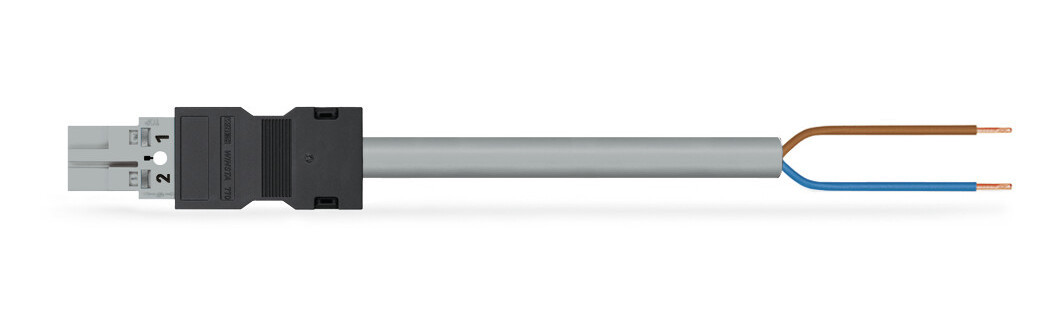 Wago Serie 771 patchkabel gebouwinstallatie 2P stekker vrij kabeluiteinde 7000MM