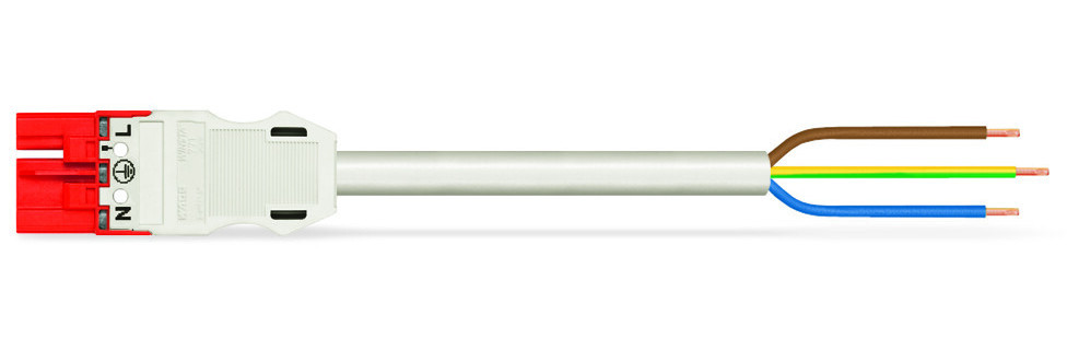 Wago Serie 771 patchkabel gebouwinstallatie 3P stekker vrij kabeluiteinde 7000MM