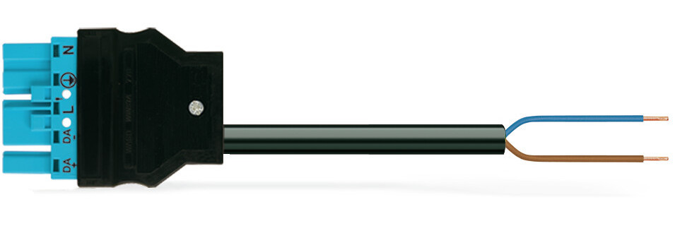 Wago Serie 771 Geconfectioneerde Aansluitkabel cca steker/open einde blauw