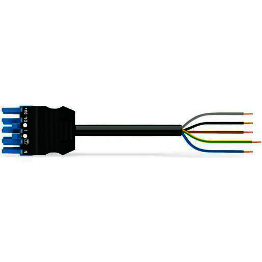 Wago Serie 771 patchkabel gebouwinstallatie 5P contrastekker (female) vrij kabeluiteinde 3000MM