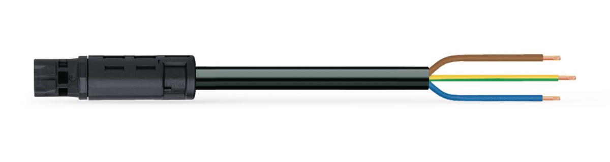 Wago Serie 774 Geconfectioneerde Aansluitkabel b2ca steker/open einde zwart