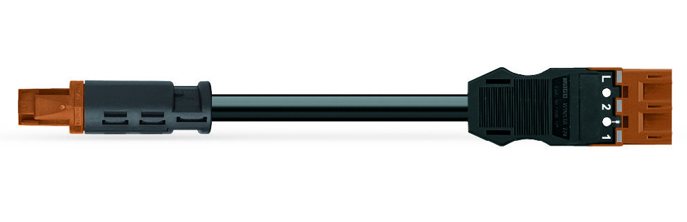 Wago Series 774 Geconfectioneerde Overgangskabel eca bus/steker midi bruin