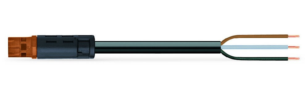 Wago Serie 774 patchkabel gebouwinstallatie 3P stekker vrij kabeluiteinde 8000MM