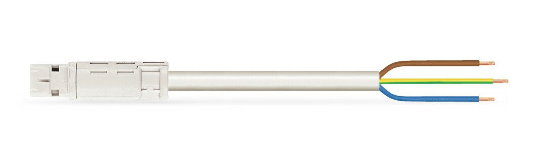 Wago Serie 774 patchkabel gebouwinstallatie 3P stekker vrij kabeluiteinde 8000MM