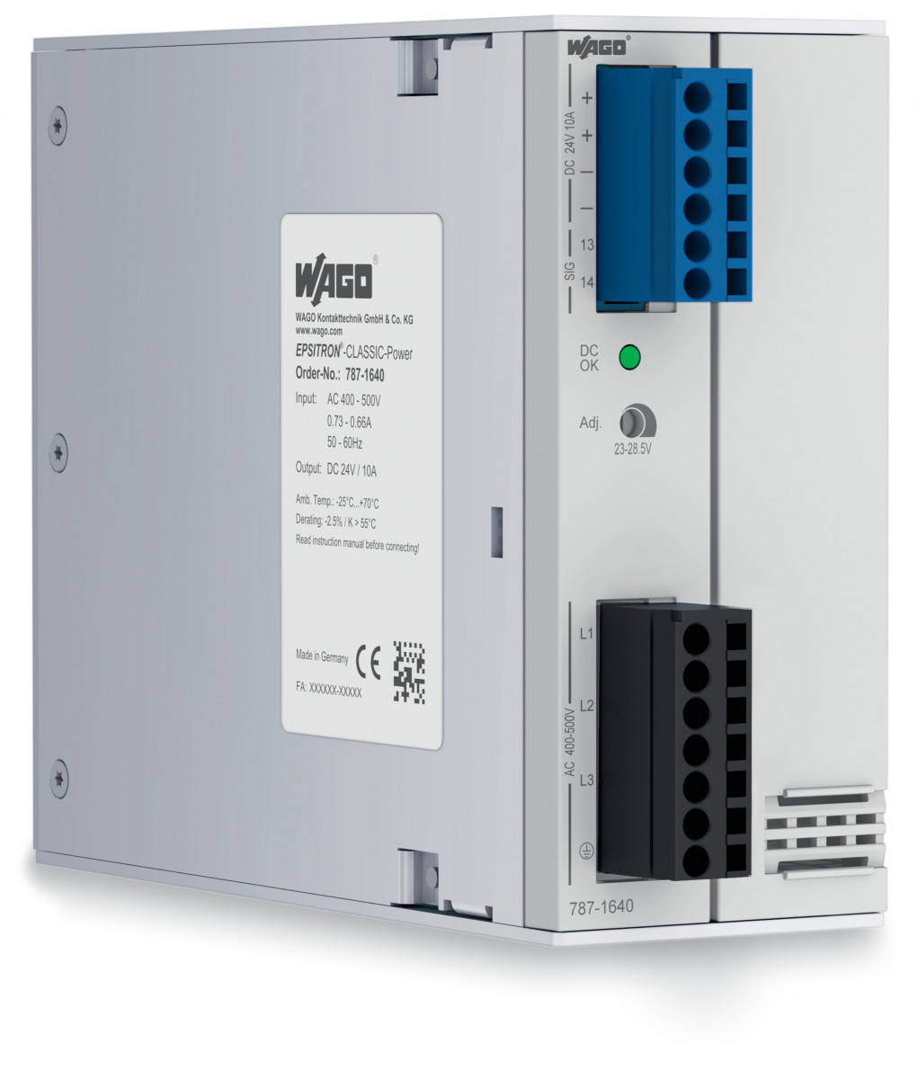 Wago Serie 787 Primair Geschakelde voeding classic 3-fasig