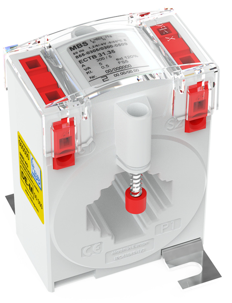 Wago Serie 855 Plug-In stroomomvormer primaire toegekende stroom 100 A secundaire toe