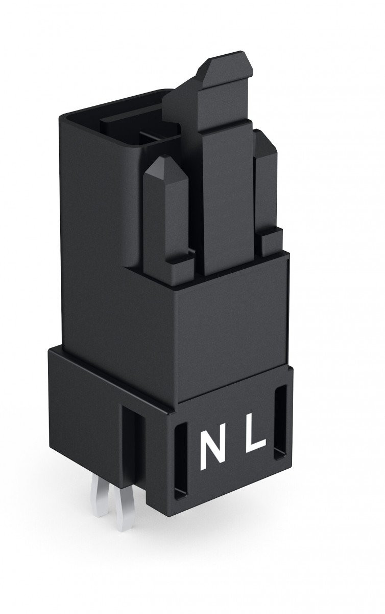 Wago Male print recht 2-pol ZW