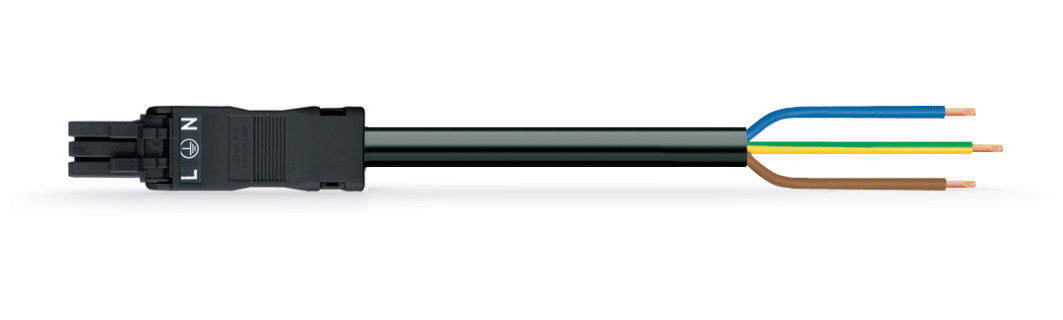Wago Serie 891 Geconfectioneerde Aansluitkabel eca bus/open einde zwart