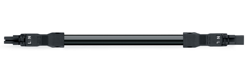 Wago Serie 891 Geconfectioneerde Verbindingskabel eca male female zwart