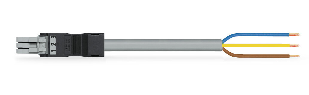Wago Serie 891 Geconfectioneerde Aansluitkabel eca bus/open einde grijs