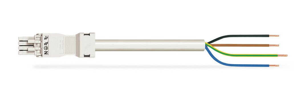 Wago Serie 891 patchkabel gebouwinstallatie 4P contrastekker (female) vrij kabeluiteinde 7000MM