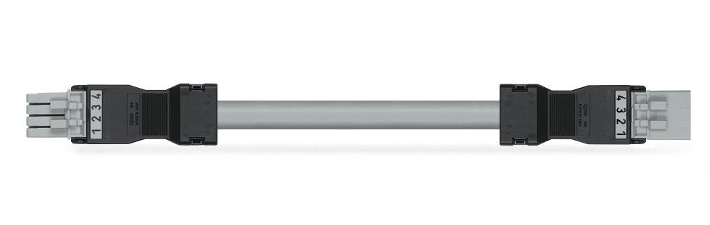 Wago Serie 891 patchkabel gebouwinstallatie 4P contrastekker (female) stekker 1000MM