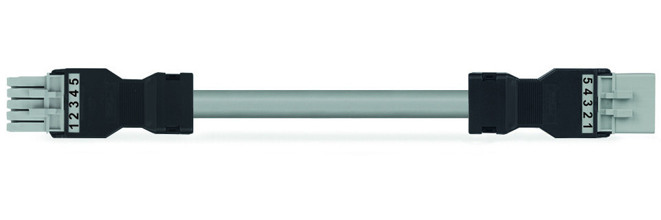 Wago Series 891 Geconfectioneerde Verbindingskabel eca male female grijs