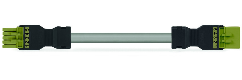 Wago Series 891 Geconfectioneerde Verbindingskabel eca male female lichtgroen