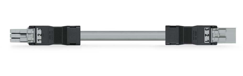 Wago Serie 891 Geconfectioneerde Verbindingskabel eca male female grijs