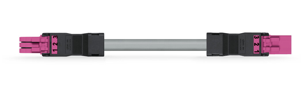 Wago Serie 891 patchkabel gebouwinstallatie 3P contrastekker (female) stekker 7000MM