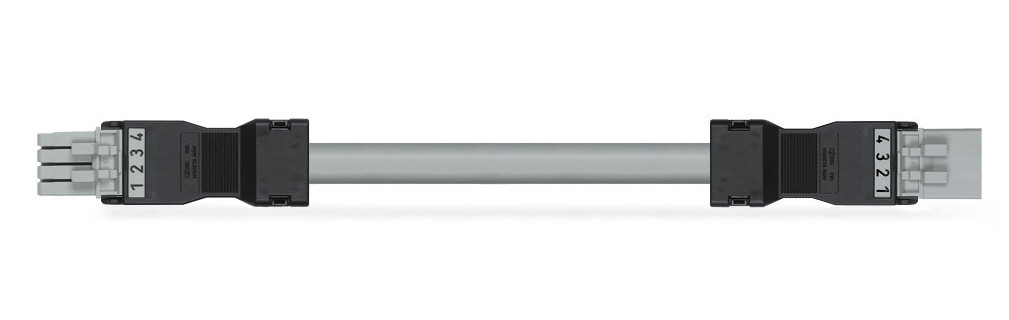 Wago Serie 891 Geconfectioneerde Verbindingskabel eca male female grijs