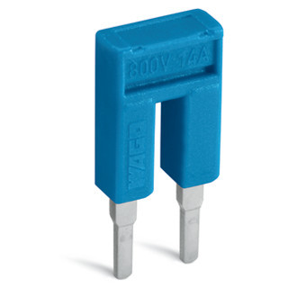 Wago Serie 2000 Brug 3-voudig geïsoleerd blauw