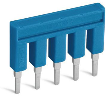 Wago Series 2000 Brug 6-voudig geïsoleerd blauw