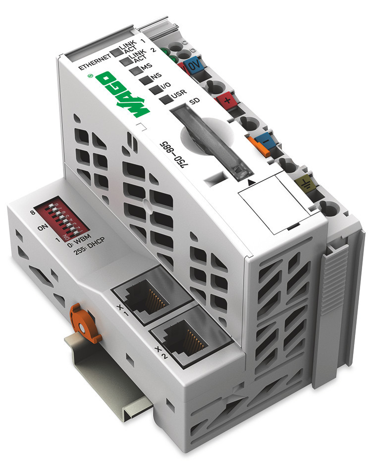 Wago Series 750 Controller Ethernet derde generatie port voor SD-kaart