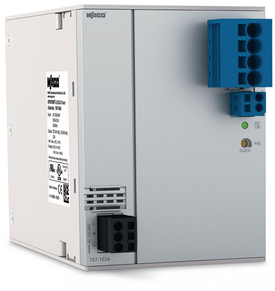 Wago Serie 787 Primair Geschakelde voeding classic 1-fasig