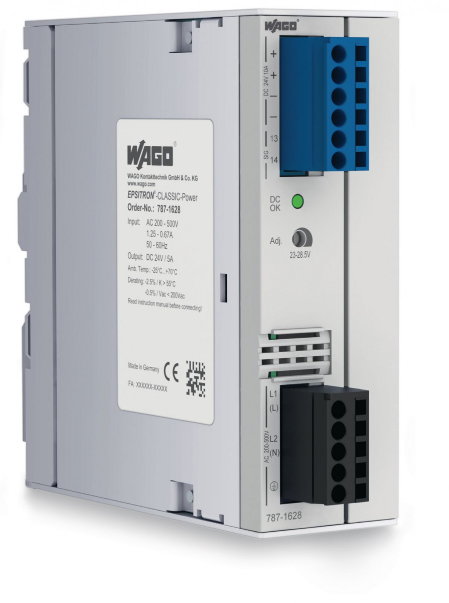 Wago Serie 787 Primair Geschakelde voeding classic 2-fasig