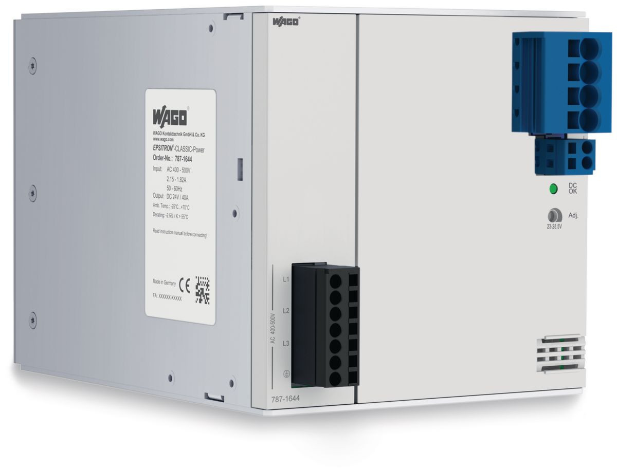 Wago Serie 787 Primair Geschakelde voeding classic 3-fasig