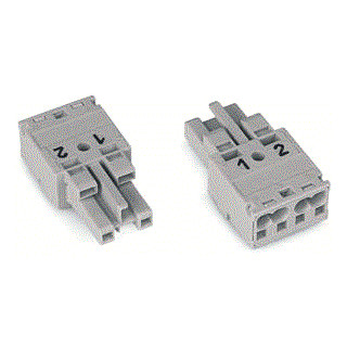 Wago Steker female 2-pol GR Wago Steker female 2-pol GR