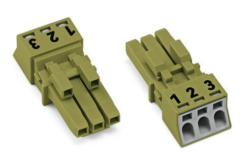 Wago Steker female 3-pol GN