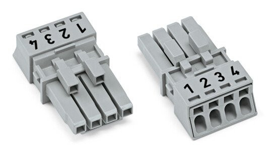 Wago Steker female mini 4-pol.GR.