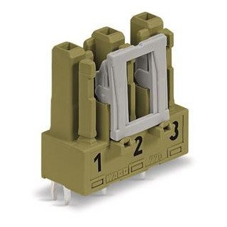 Wago Steker female print 3-pol.GN.