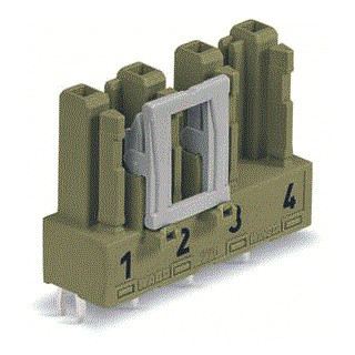 Wago Steker female print 4-pol.GN.