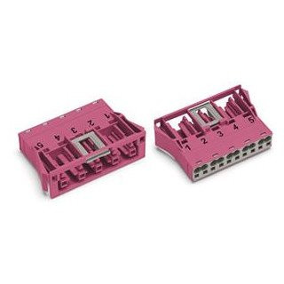 Wago Winsta apparatuuraansluiting voor insteekbare gebouwinstallatie 5P contrasteker (female) recht