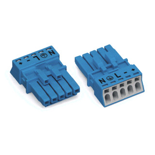 Wago Steker female trekont.mini 5-pol.BL.