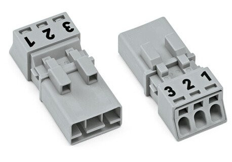 Wago Steker male mini 3-pol.GR.