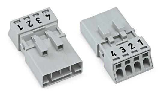 Wago Steker male mini 4-pol.GR.