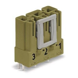 Wago Steker male print 3-pol.GN.