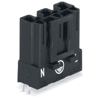 Wago Steker male print 3-pol. ZW.