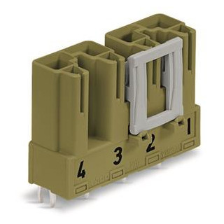 Wago Steker male print 4-pol.GN.