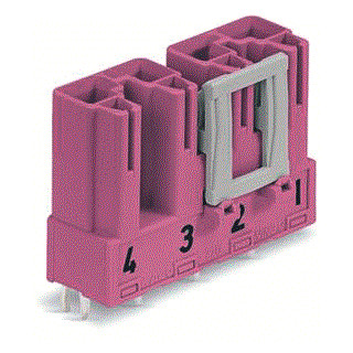 Wago Steker male print 4-pol.RZ.