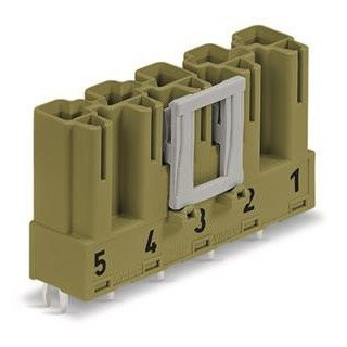 Wago Steker male print 5-pol.GN.