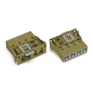 Wago Winsta apparatuuraansluiting voor insteekbare gebouwinstallatie 4P steker recht