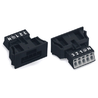 Wago Steker male snap-in 5-pol ZW