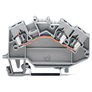 Wago Serie 780 verbindingsrijgklem 0,08-2,5MM² eendr. 0,08-2,5MM² meerdr. grijs
