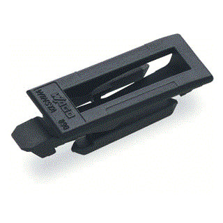 Wago Vergrendelclip mini zwart