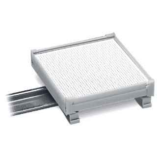 Wago Serie 288 elektronicabehuizing voet voor TS 35 grijs kunststof gesloten