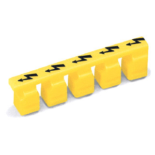 Wago Waarschuwingsstrook 5 klemmen