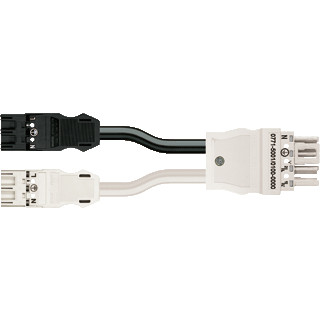 Wago Serie 771 patchkabel gebouwinstallatie 4P stekker contrastekker (female) 600MM