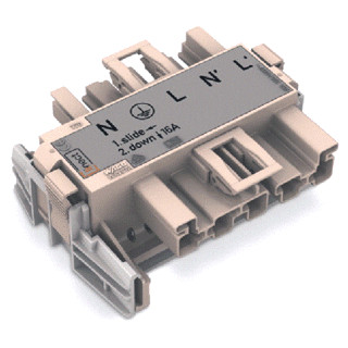 Wago Winsta apparatuuraansluiting voor insteekbare gebouwinstallatie 5P male recht