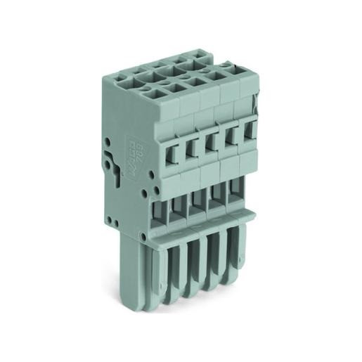 Wago X-com-1DR-busdeel 5-polig grijs